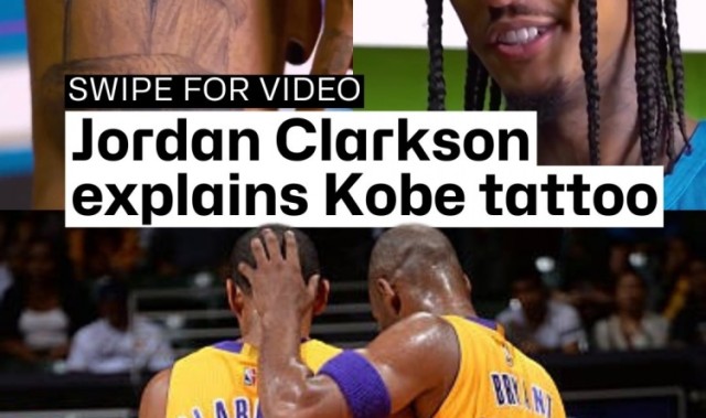 克拉克森谈科比纹身：他绝对是我心目中的GOAT 他教会了我许多