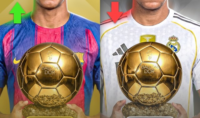 开云体育入口-27岁也没戏？最新金球概率：姆巴佩降至18%，亚马尔22%领跑